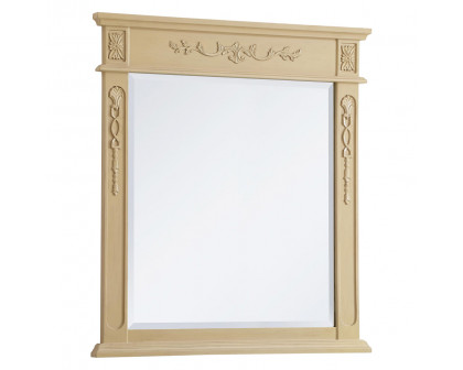 Elegant Wall Mirror - Light Antique Beige, L 32" (VM13236LT)