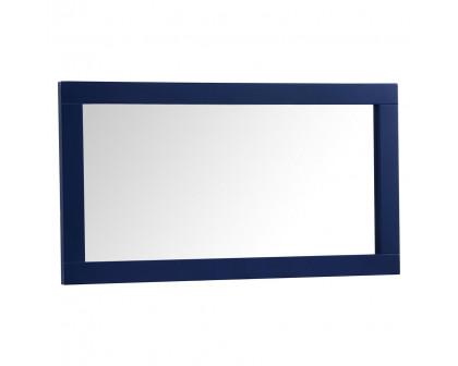 Elegant Wall Mirror - Blue, D 18", H 32" (VM21832BL)