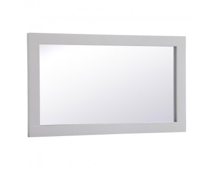 Elegant Wall Mirror - Gray, D 18", H 32" (VM21832GR)