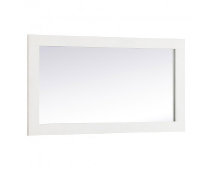 Elegant Wall Mirror - White, D 18", H 32" (VM21832WH)