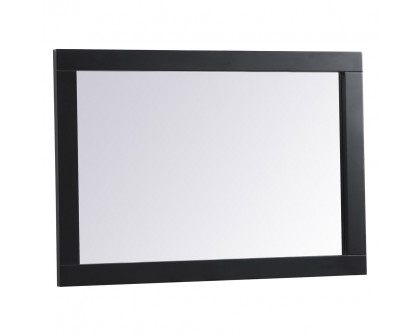 Elegant Wall Mirror - Black, D 22", H 32" (VM22232BK)