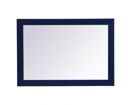 Elegant Wall Mirror - Blue, D 22", H 32" (VM22232BL)