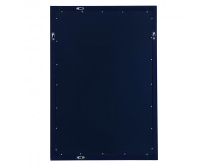 Elegant Wall Mirror - Blue, D 22", H 32" (VM22232BL)