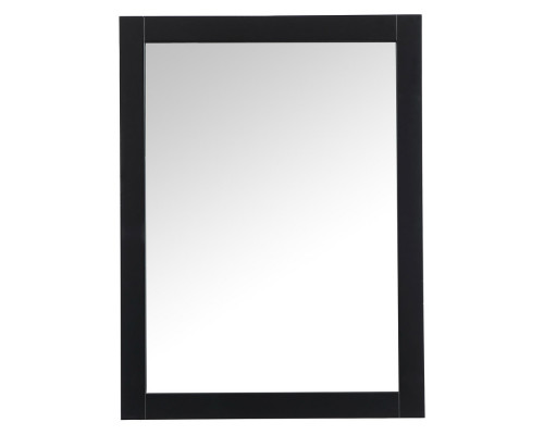 Elegant Wall Mirror - Black, D 24", H 32" (VM22432BK)