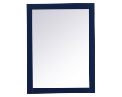 Elegant Wall Mirror - Blue, D 24", H 32" (VM22432BL)