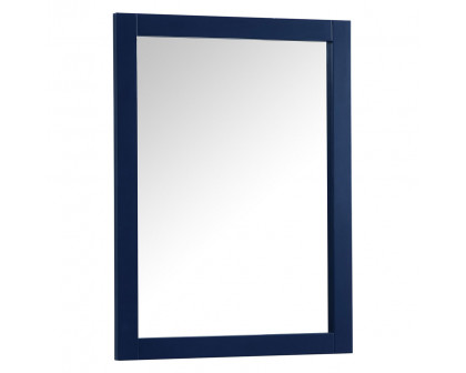 Elegant Wall Mirror - Blue, D 24", H 32" (VM22432BL)