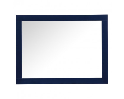 Elegant Wall Mirror - Blue, D 24", H 32" (VM22432BL)