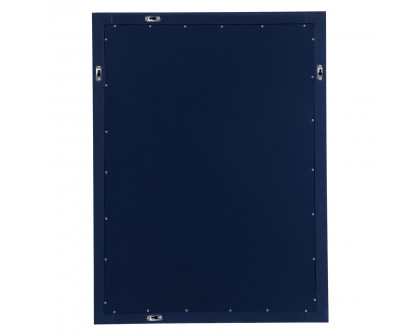 Elegant Wall Mirror - Blue, D 24", H 32" (VM22432BL)