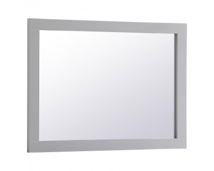 Elegant Wall Mirror - Gray, D 24", H 32" (VM22432GR)