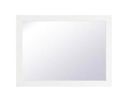 Elegant Wall Mirror - White, D 24", H 32" (VM22432WH)