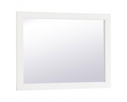 Elegant Wall Mirror - White, D 24", H 32" (VM22432WH)