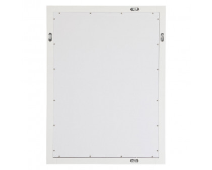 Elegant Wall Mirror - White, D 24", H 32" (VM22432WH)