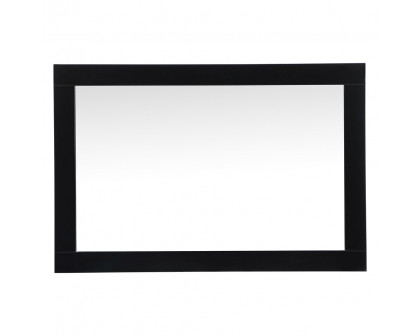 Elegant Wall Mirror - Black, D 24", H 36" (VM22436BK)