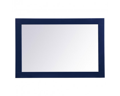 Elegant Wall Mirror - Blue, D 24", H 36" (VM22436BL)