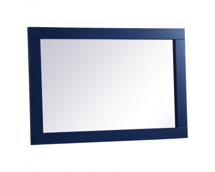 Elegant Wall Mirror - Blue, D 24", H 36" (VM22436BL)