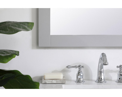 Elegant Wall Mirror - Gray, D 24", H 36" (VM22436GR)