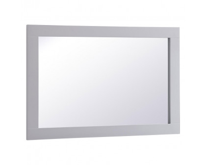 Elegant Wall Mirror - Gray, D 24", H 36" (VM22436GR)