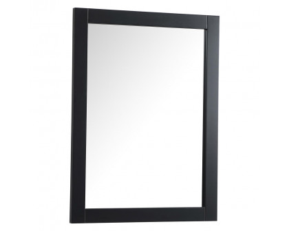 Elegant Wall Mirror - Black, D 27", H 36" (VM22736BK)