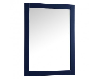 Elegant Wall Mirror - Blue, D 27", H 36" (VM22736BL)