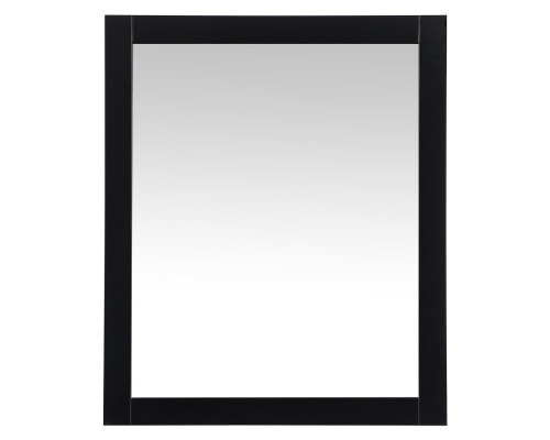 Elegant Wall Mirror - Black, D 30", H 36" (VM23036BK)