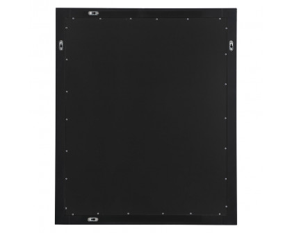 Elegant Wall Mirror - Black, D 30", H 36" (VM23036BK)