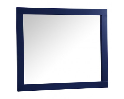 Elegant Wall Mirror - Blue, D 30", H 36" (VM23036BL)