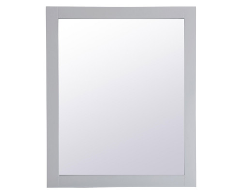 Elegant Wall Mirror - Gray, D 30", H 36" (VM23036GR)