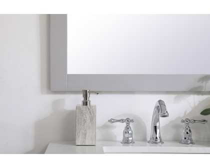 Elegant Wall Mirror - Gray, D 30", H 36" (VM23036GR)