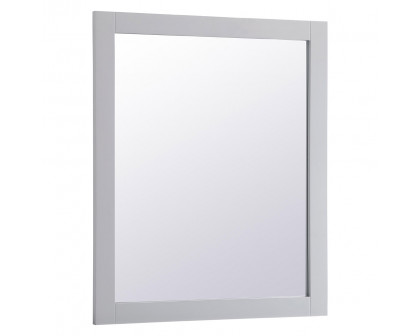 Elegant Wall Mirror - Gray, D 30", H 36" (VM23036GR)