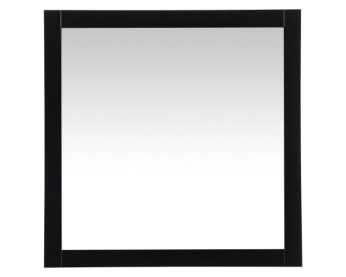 Elegant Wall Mirror - Black, D 36", H 36" (VM23636BK)