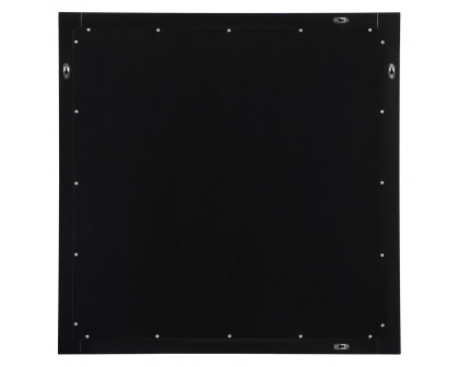 Elegant Wall Mirror - Black, D 36", H 36" (VM23636BK)