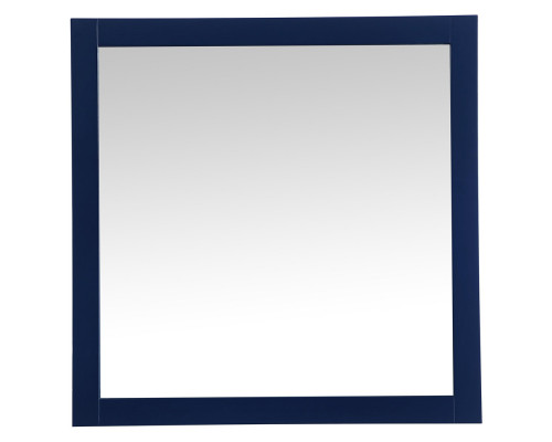 Elegant Wall Mirror - Blue, D 36", H 36" (VM23636BL)