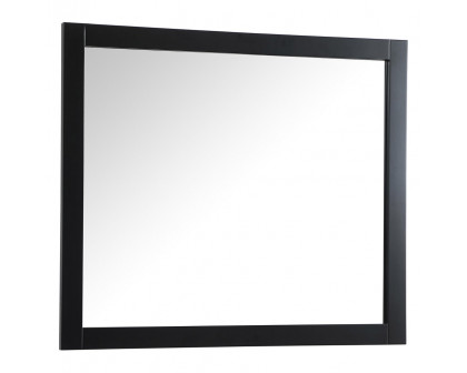 Elegant Wall Mirror - Black, D 42", H 36" (VM24236BK)