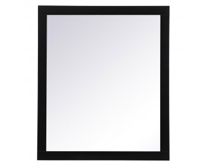 Elegant Wall Mirror - Black, D 42", H 36" (VM24236BK)