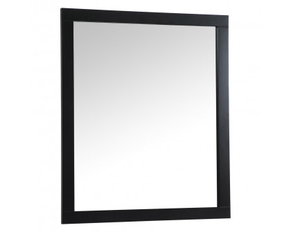 Elegant Wall Mirror - Black, D 42", H 36" (VM24236BK)