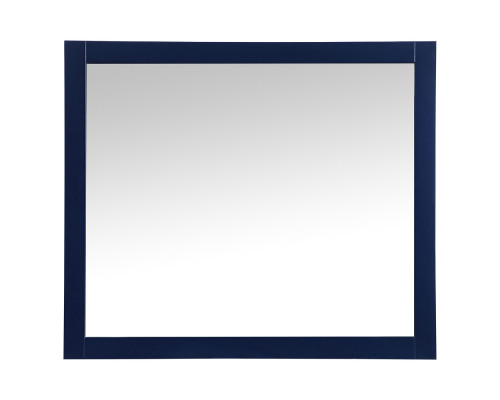 Elegant Wall Mirror - Blue, D 42", H 36" (VM24236BL)