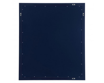 Elegant Wall Mirror - Blue, D 42", H 36" (VM24236BL)