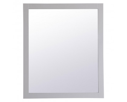 Elegant Wall Mirror - Gray, D 42", H 36" (VM24236GR)