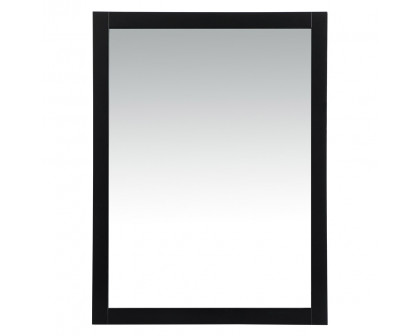 Elegant Wall Mirror - Black, D 48", H 36" (VM24836BK)