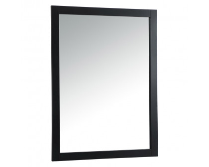 Elegant Wall Mirror - Black, D 48", H 36" (VM24836BK)