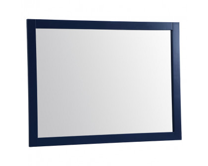 Elegant Wall Mirror - Blue, D 48", H 36" (VM24836BL)