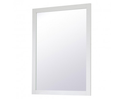 Elegant Wall Mirror - White, D 48", H 36" (VM24836WH)