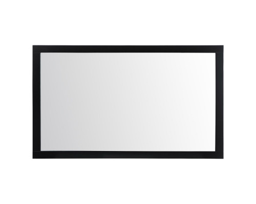 Elegant Wall Mirror - Black, D 60", H 36" (VM26036BK)