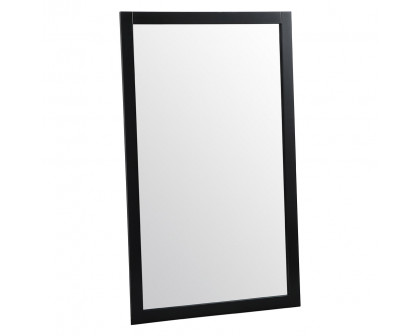 Elegant Wall Mirror - Black, D 60", H 36" (VM26036BK)