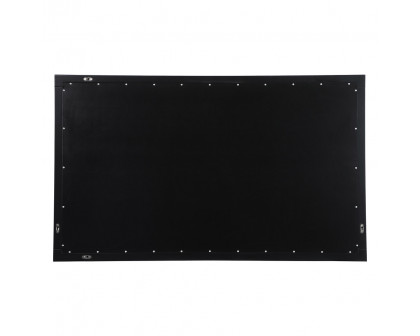 Elegant Wall Mirror - Black, D 60", H 36" (VM26036BK)