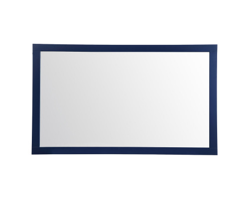 Elegant Wall Mirror - Blue, D 60", H 36" (VM26036BL)