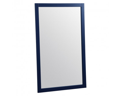 Elegant Wall Mirror - Blue, D 60", H 36" (VM26036BL)