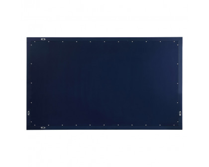 Elegant Wall Mirror - Blue, D 60", H 36" (VM26036BL)