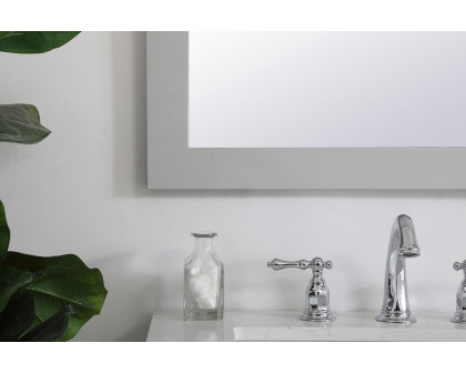 Elegant Wall Mirror - Gray, D 60", H 36" (VM26036GR)