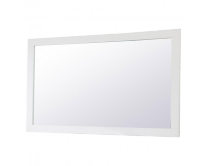 Elegant Wall Mirror - White, D 60", H 36" (VM26036WH)